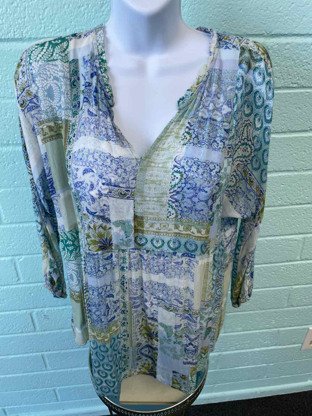 J Jill Size S Blue green Blouse