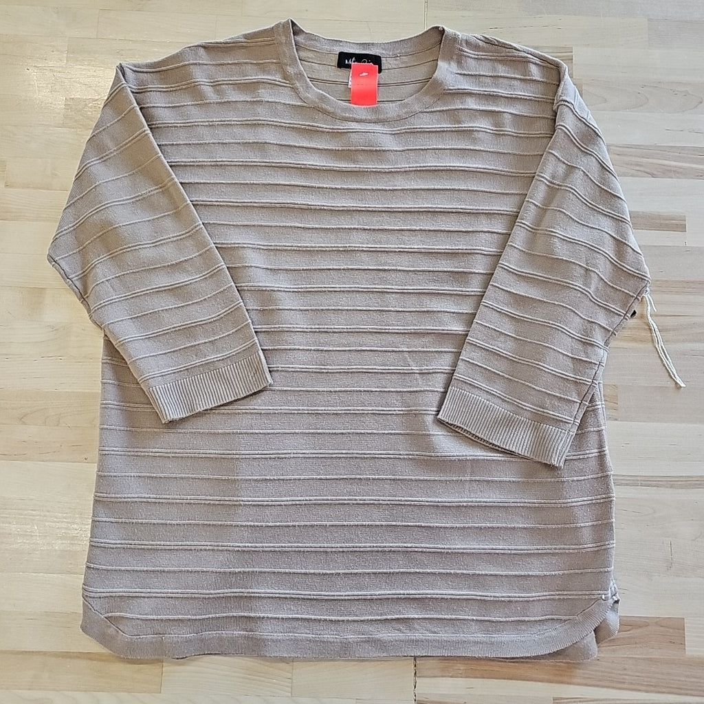 Melissa Paige Size XL Beige New Sweater