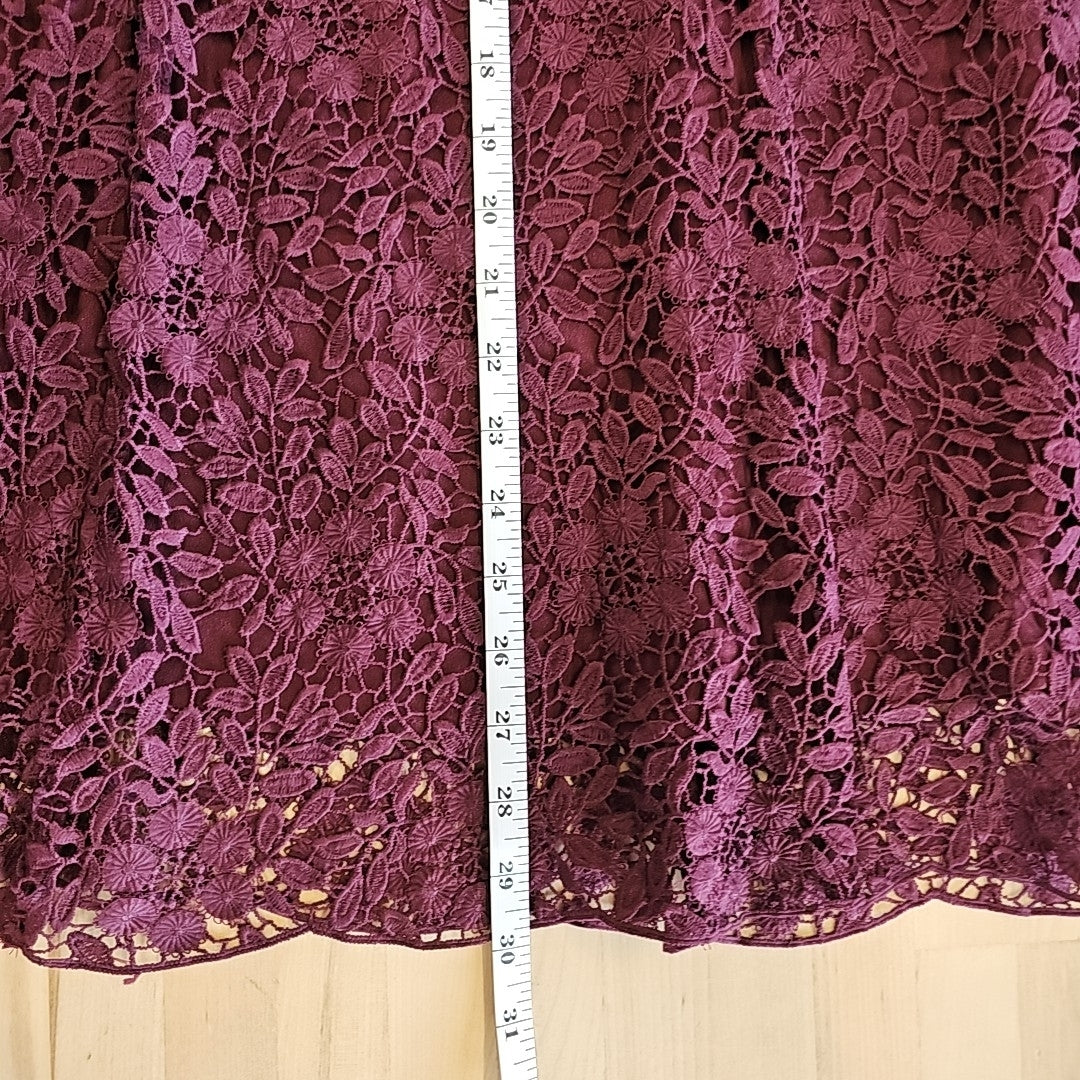 Garnet Hill Size 18 Wine Dress