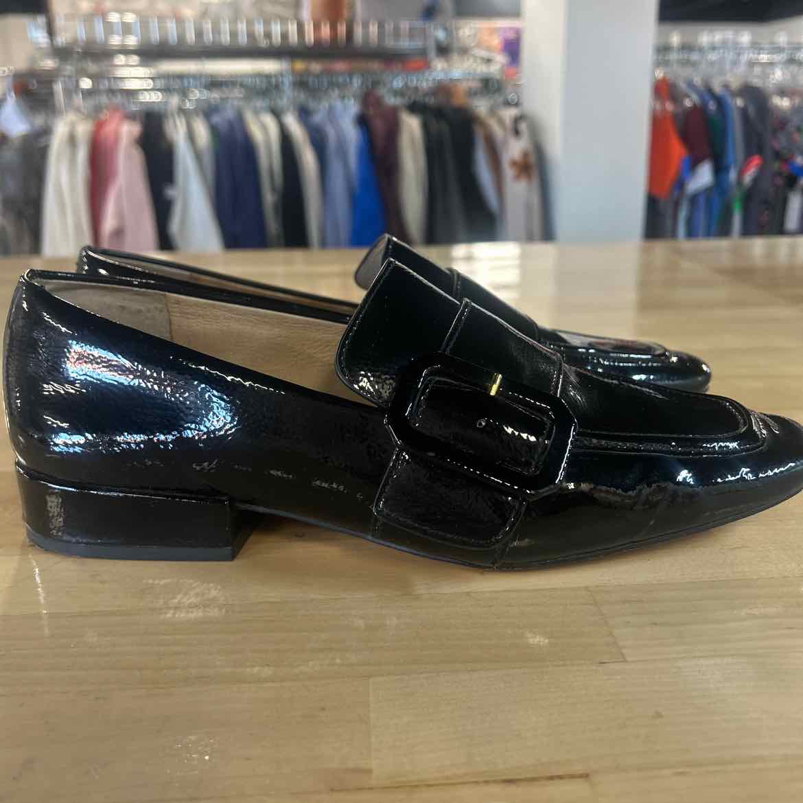 Louise et Cie Size 9.5 Black Leather Preloved Loafers