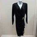 Abby Kent Size 12 Black Polyester Preloved Dress