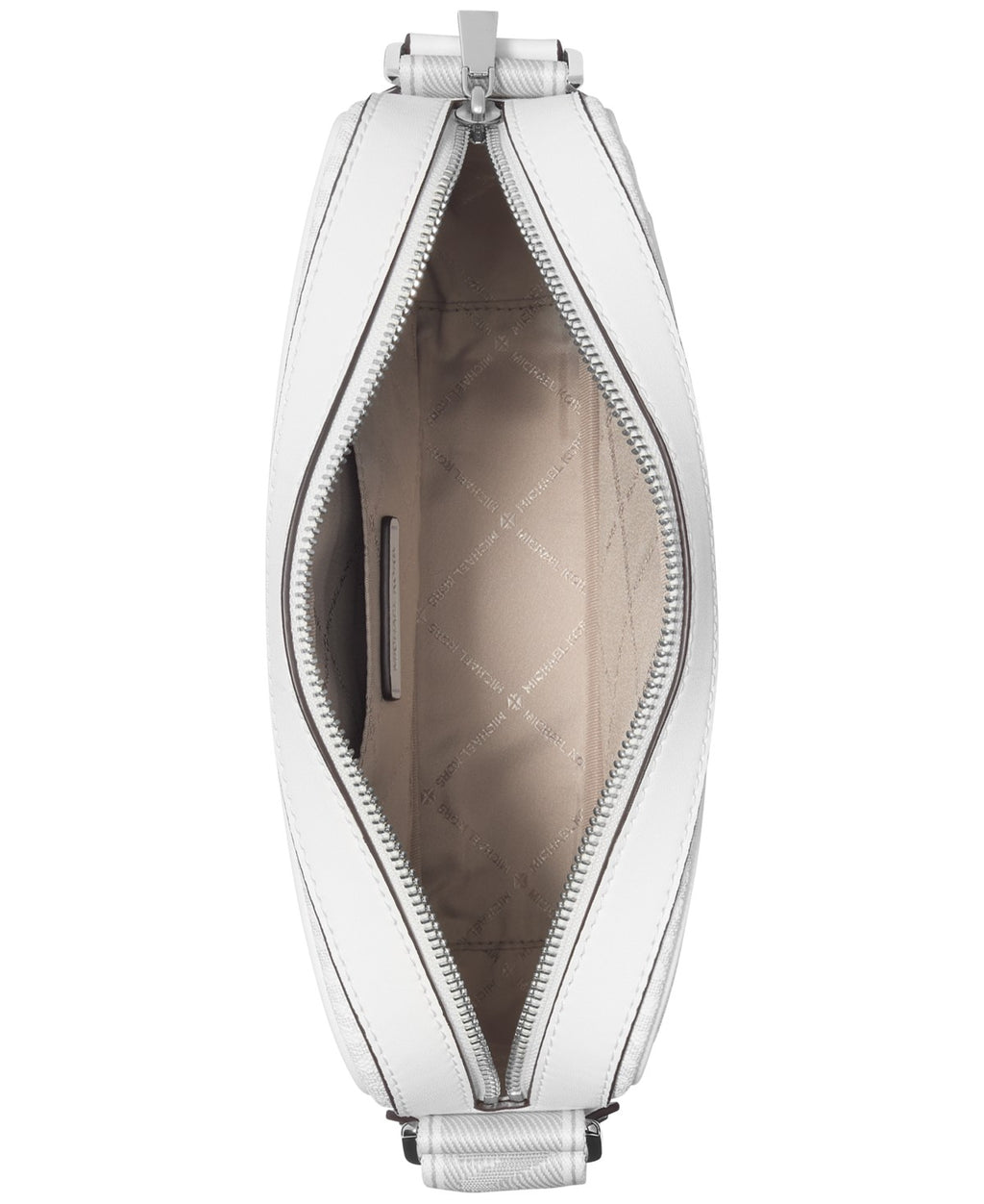 Michael Kors Maeve East West Pocket Crossbody - Optic White/allum