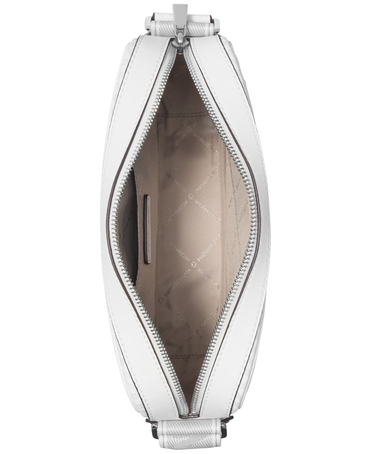 Michael Kors Maeve East West Pocket Crossbody - Optic White/allum