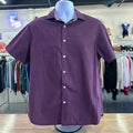 Cactus Man Size L Burgundy Preloved MENS Button Down Shirt