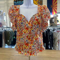 Milk&Honey Size M Orange Preloved Blouse SS