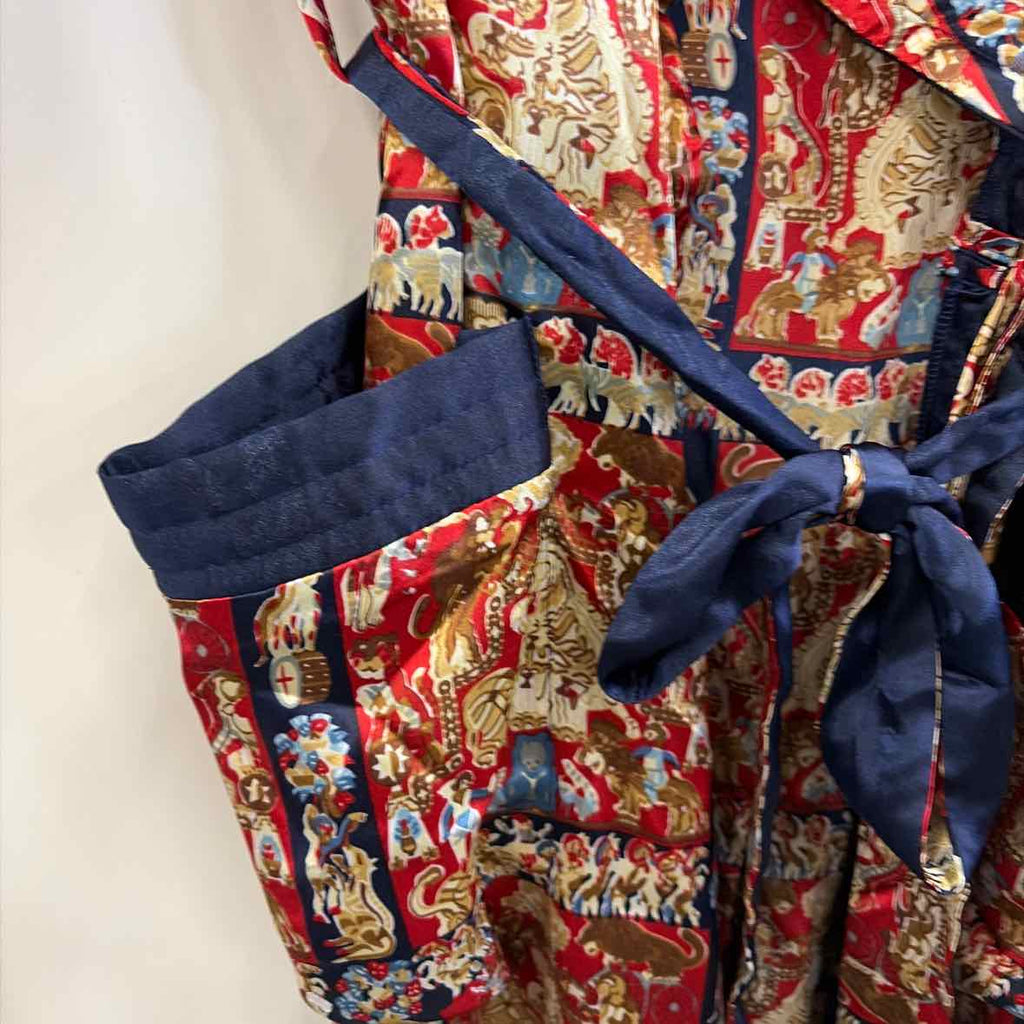 Victoria Secret Size M Blue & Gold Preloved Robe