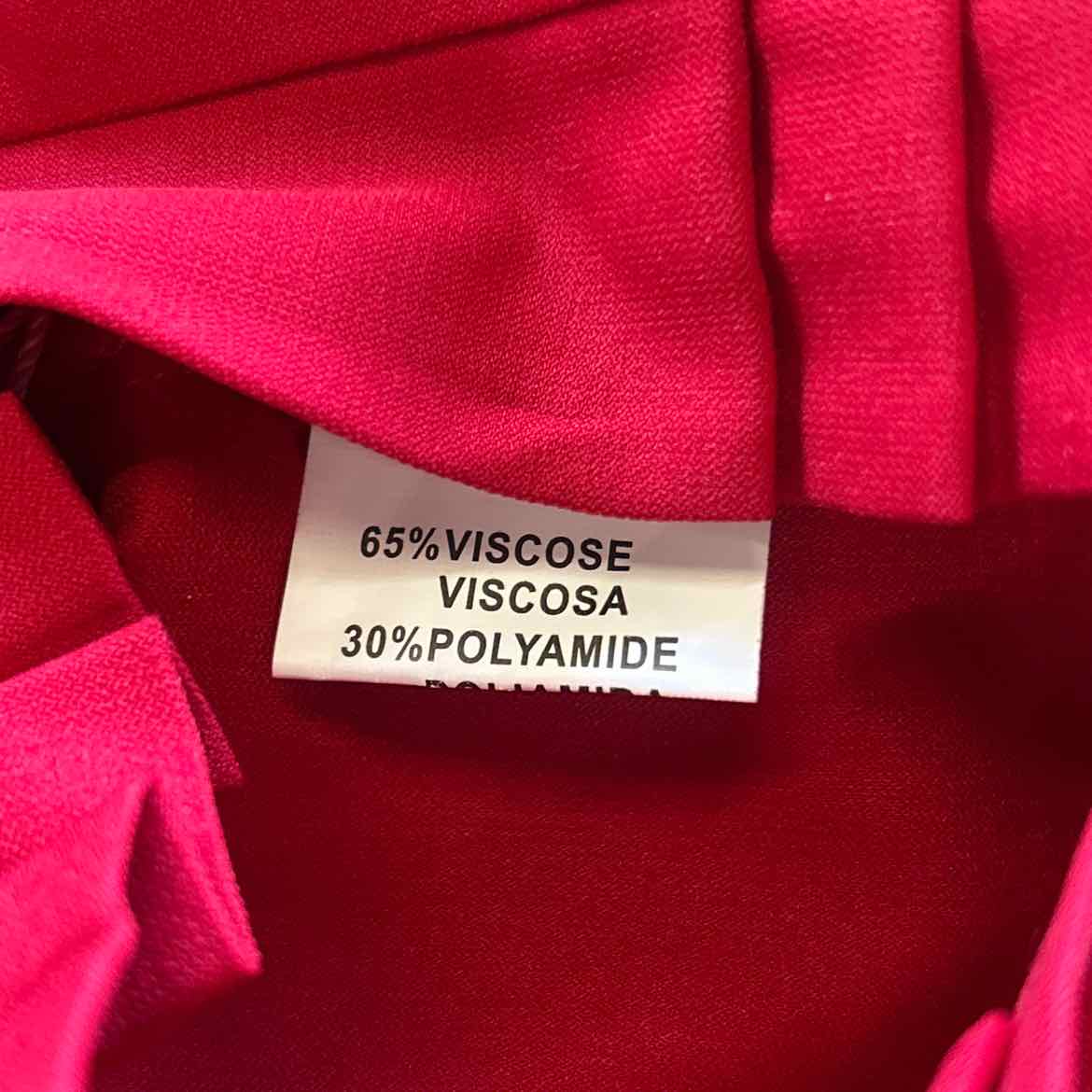 Red Leaf Size L Red New Pants