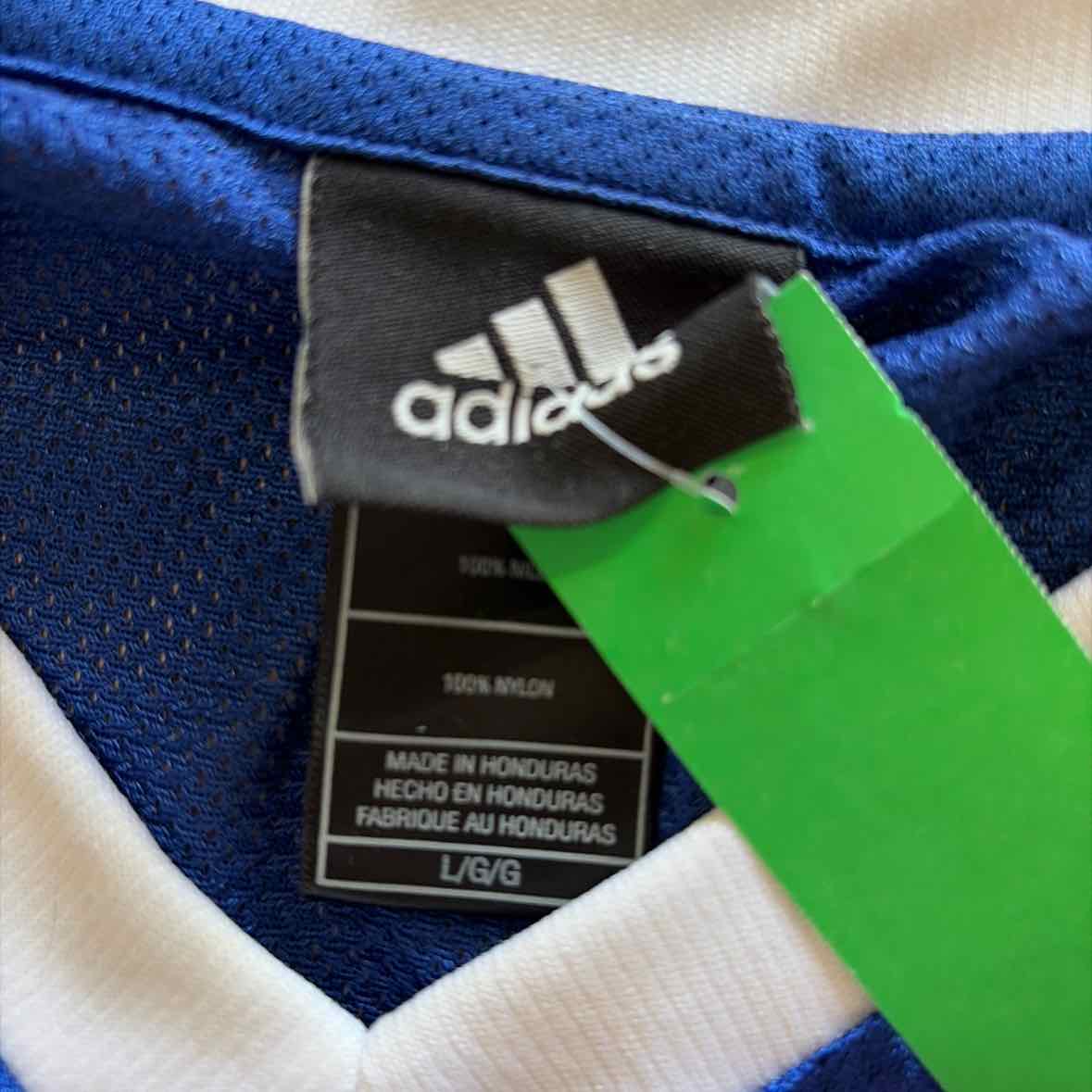Adidas Size L Blue Red MENS Jersey