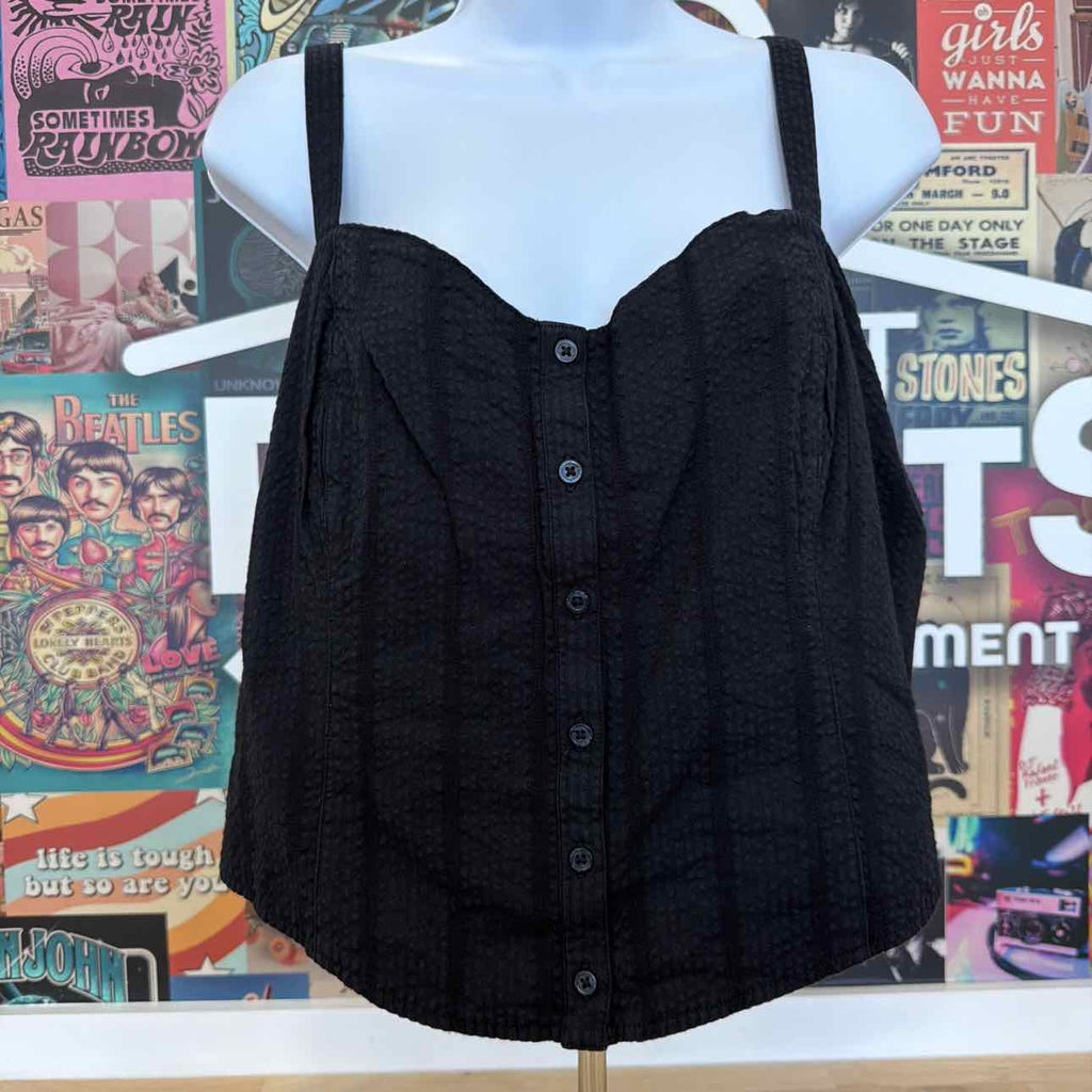 Levi's Size XL Black Levi's Adore Bustier Top