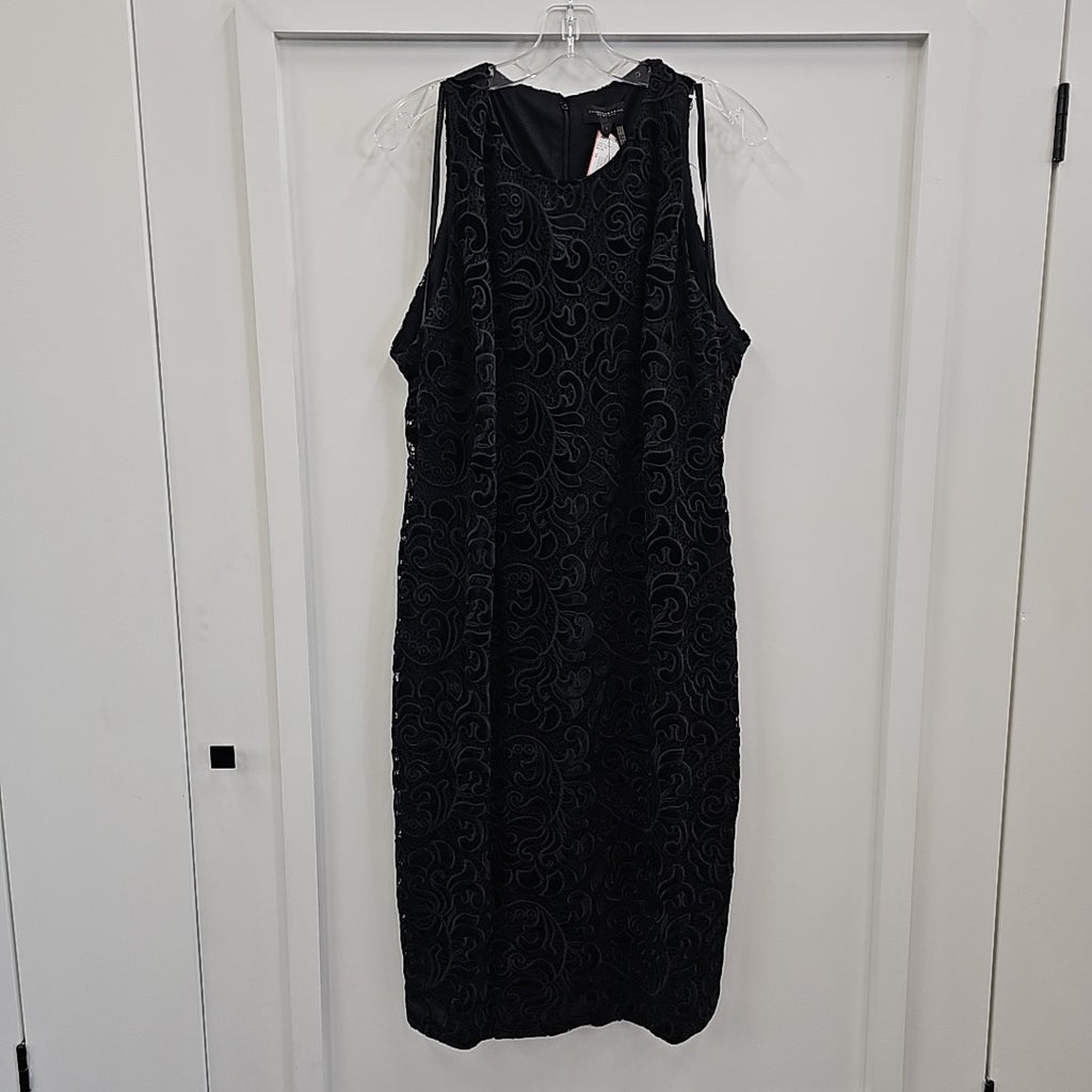Donna Karan New York Women's Lace Sheath Dress - Black