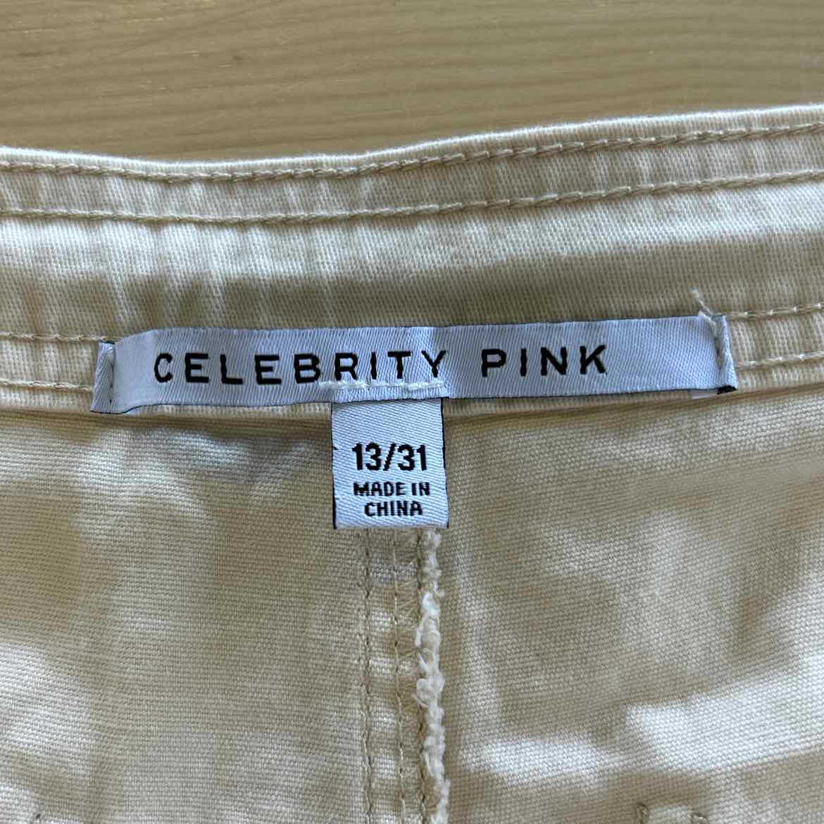 Celebrity Pink Juniors' Relaxed Cargo Pants - Sand