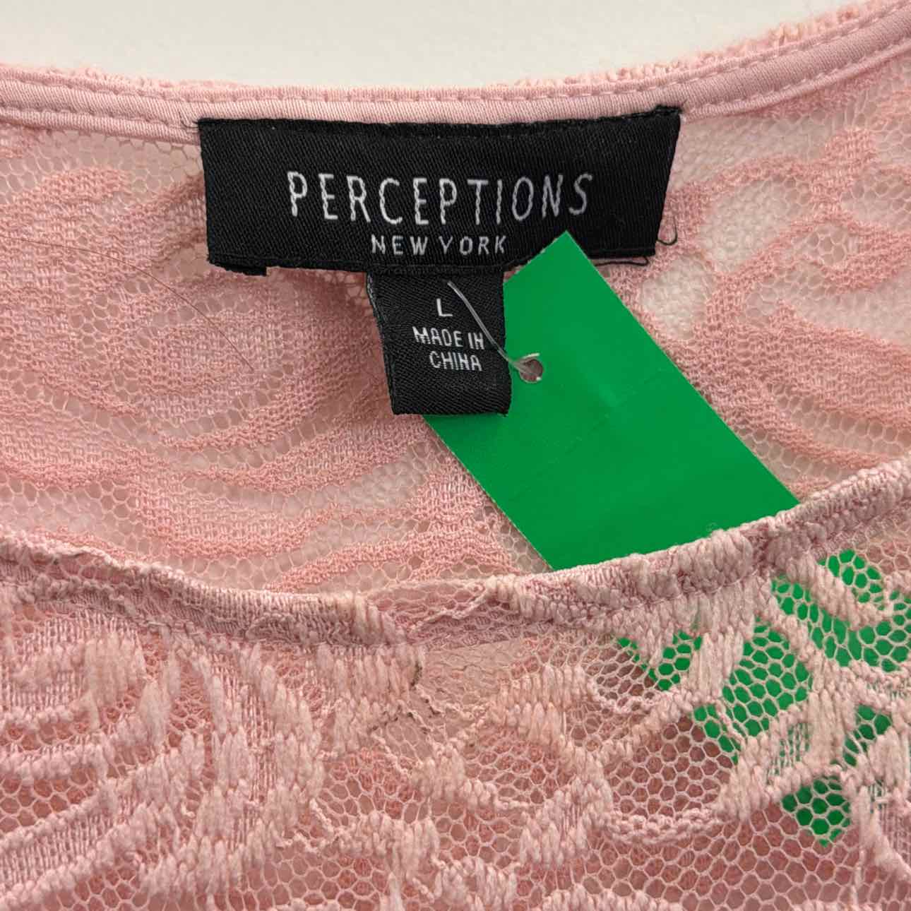Perceptions Size L Pink Preloved Dress
