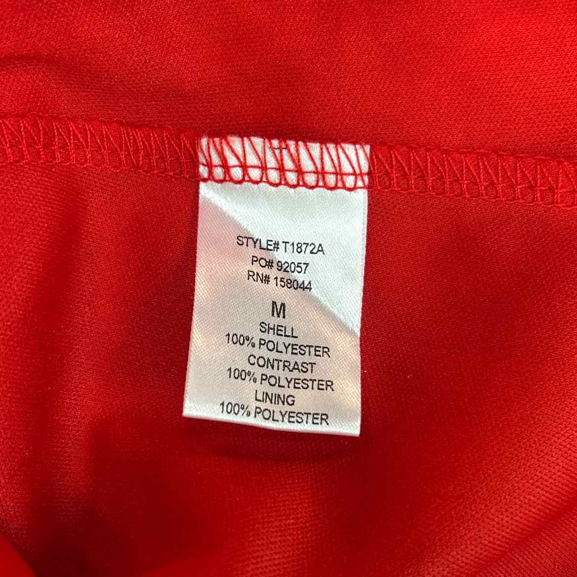 Lena Size M Red Mesh Preloved Sleeveless