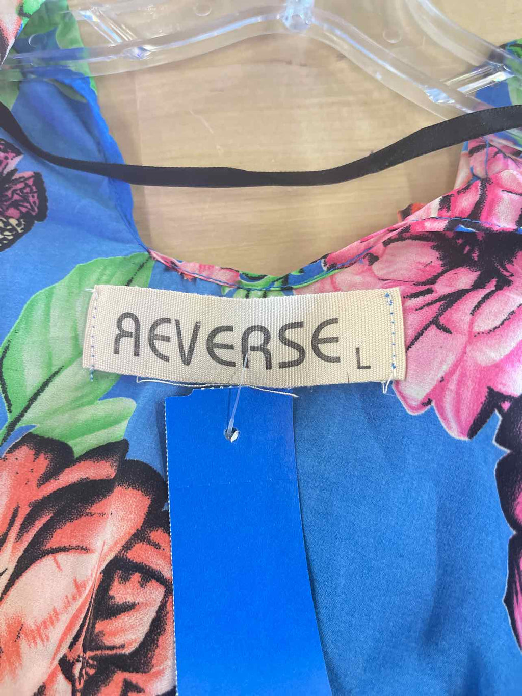 Reversible Size L Blue Preloved Cardigan
