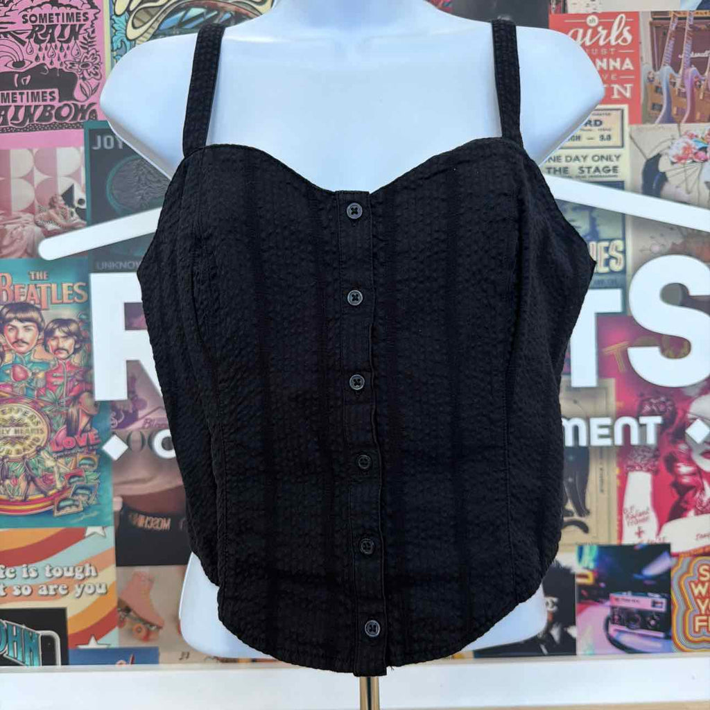 Levi's Size M Black Levi's Adore Bustier Top