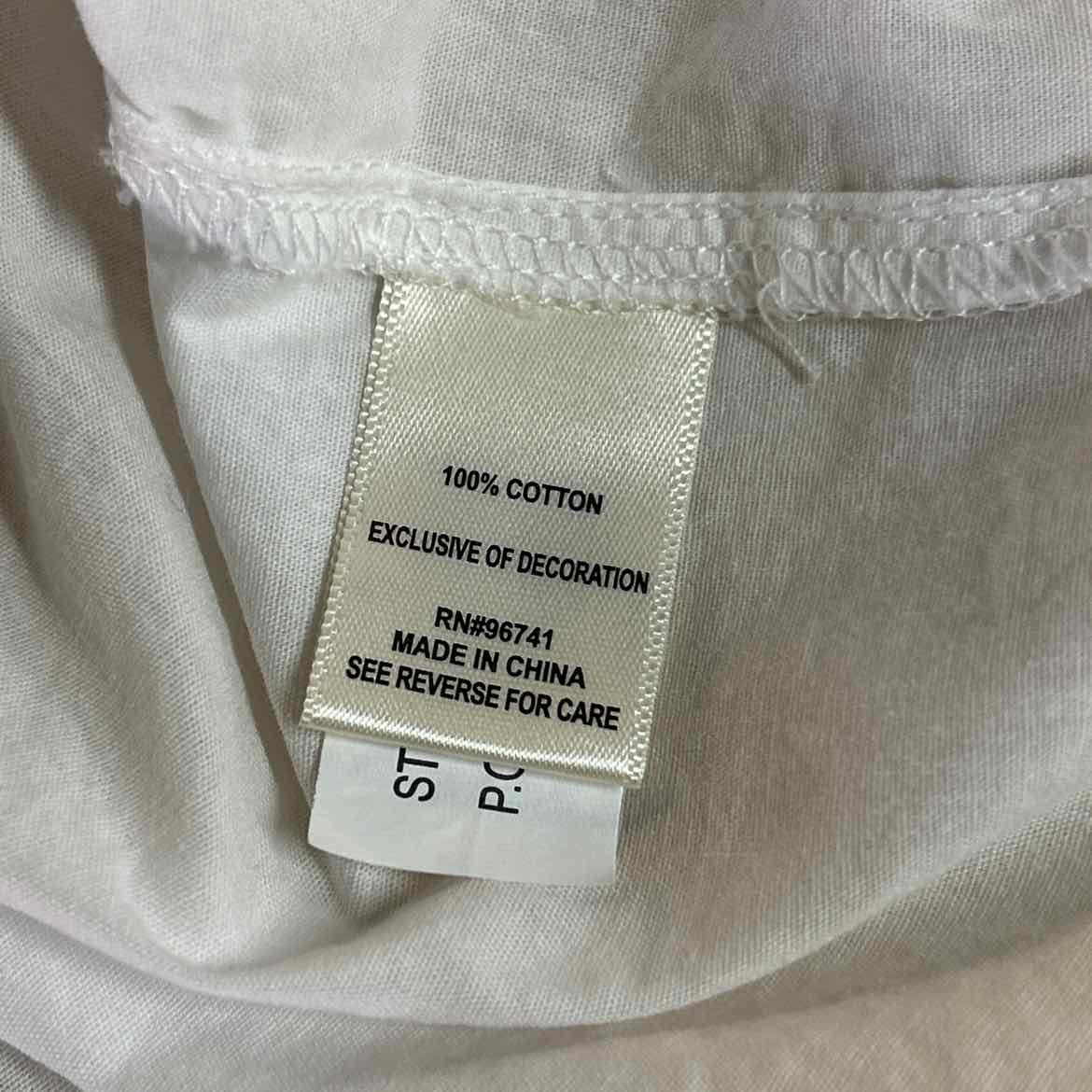 Self E Size L White Blouse LS