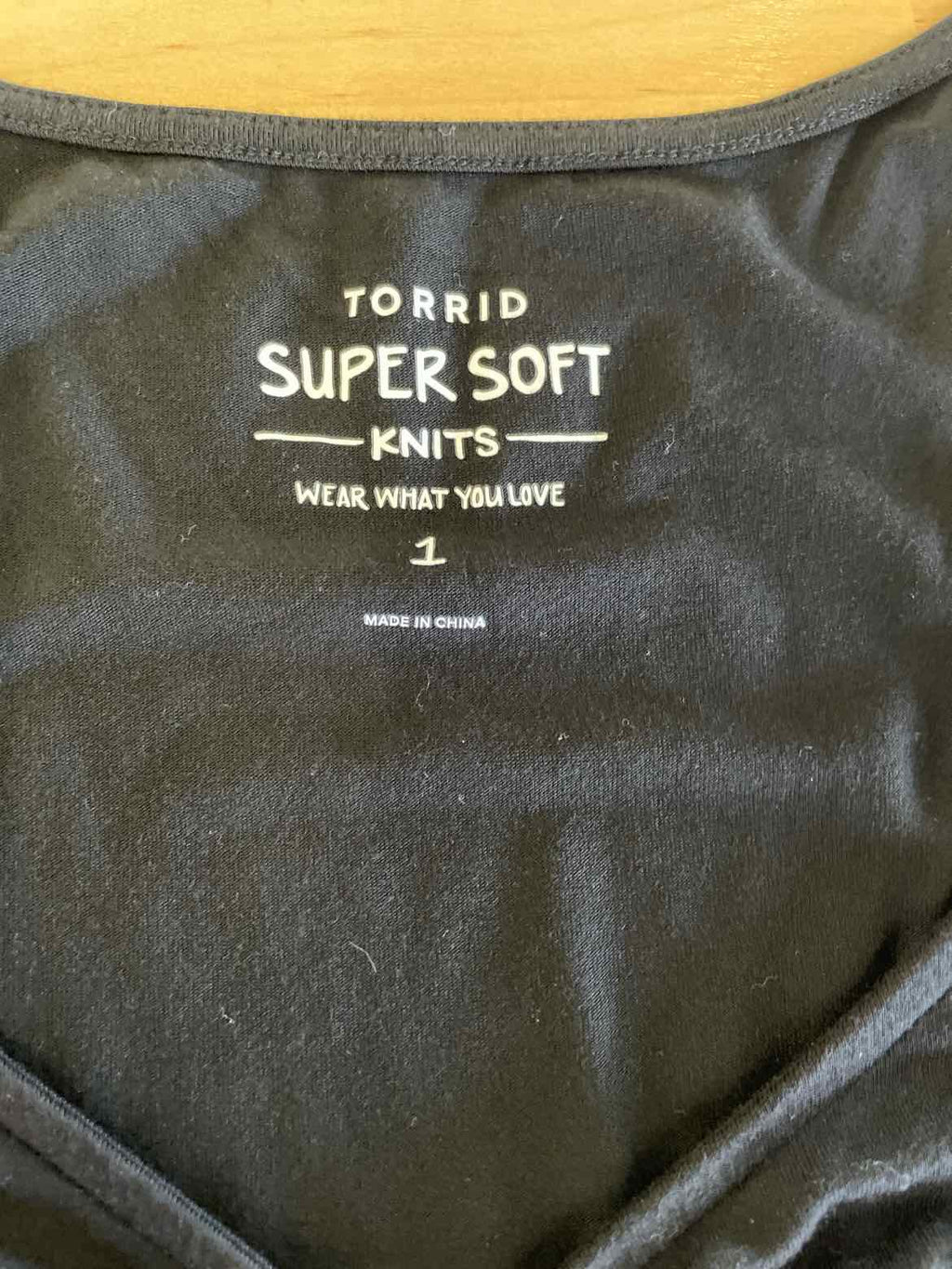 Torrid Size 1 Black Blouse