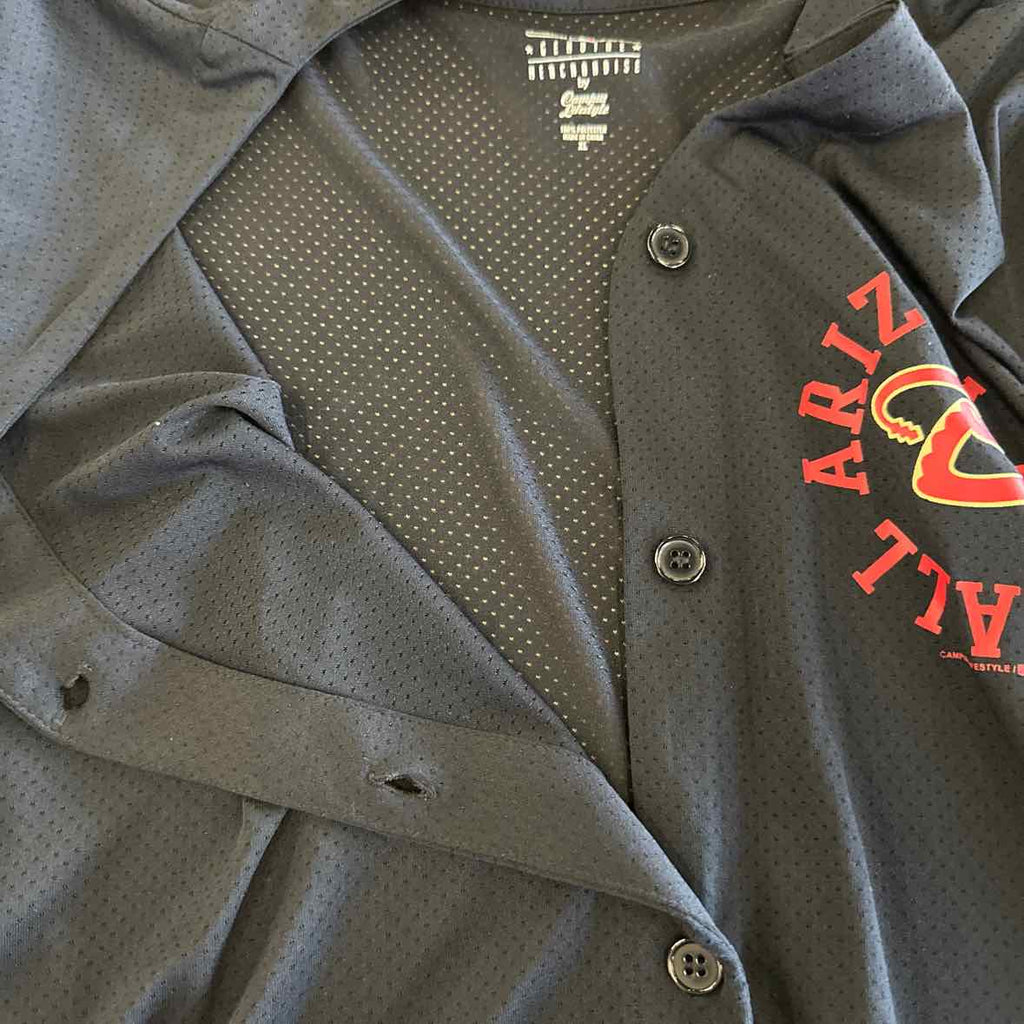 NFL Size XL Black Button Down Shirt