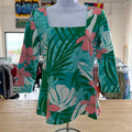 Boston Proper Size S Green Preloved Blouse LS