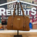 Michael Kors Brown Pebbled Leather Preloved Handbag