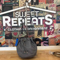 Coach Blue Gray Bucket Preloved Handbag