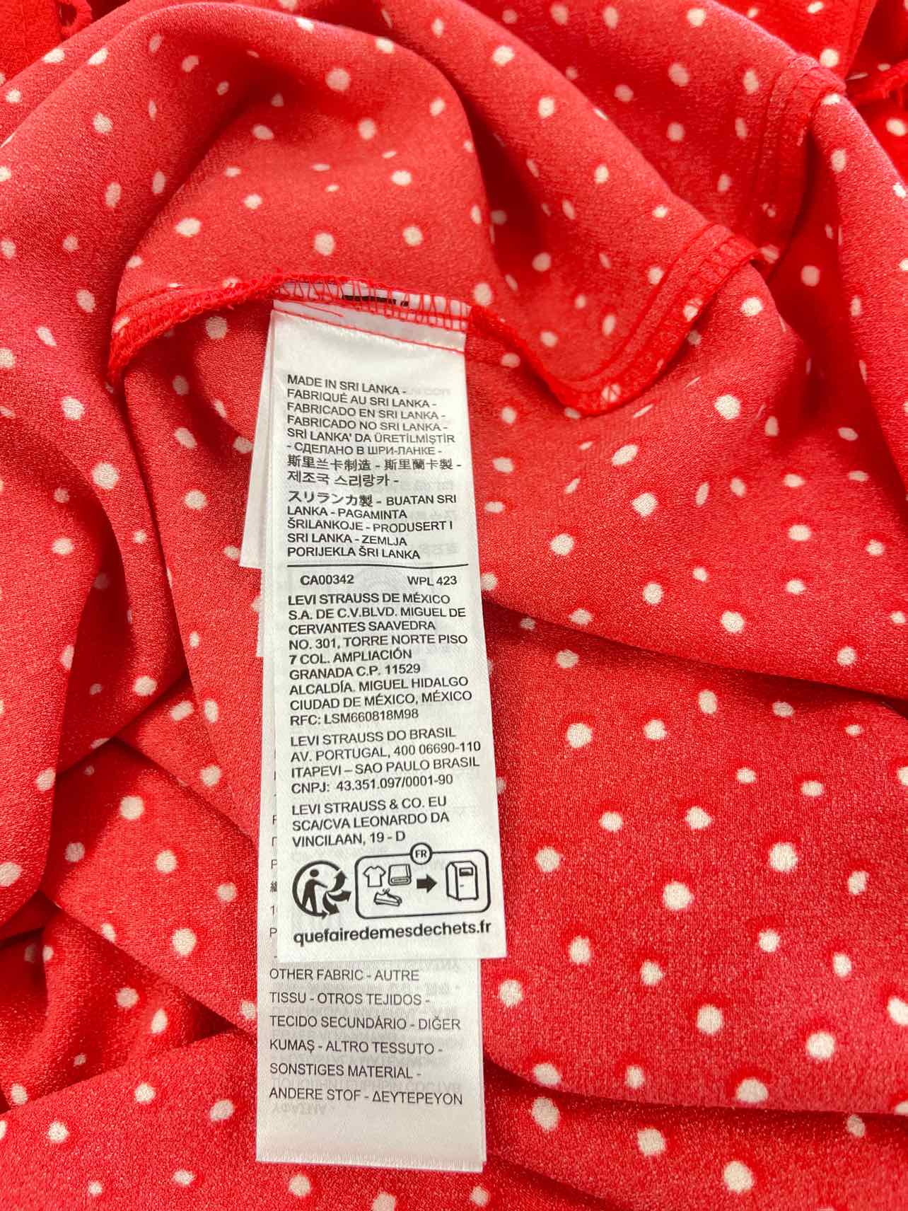 Levi's Size M Myla Short Sleeve Dress