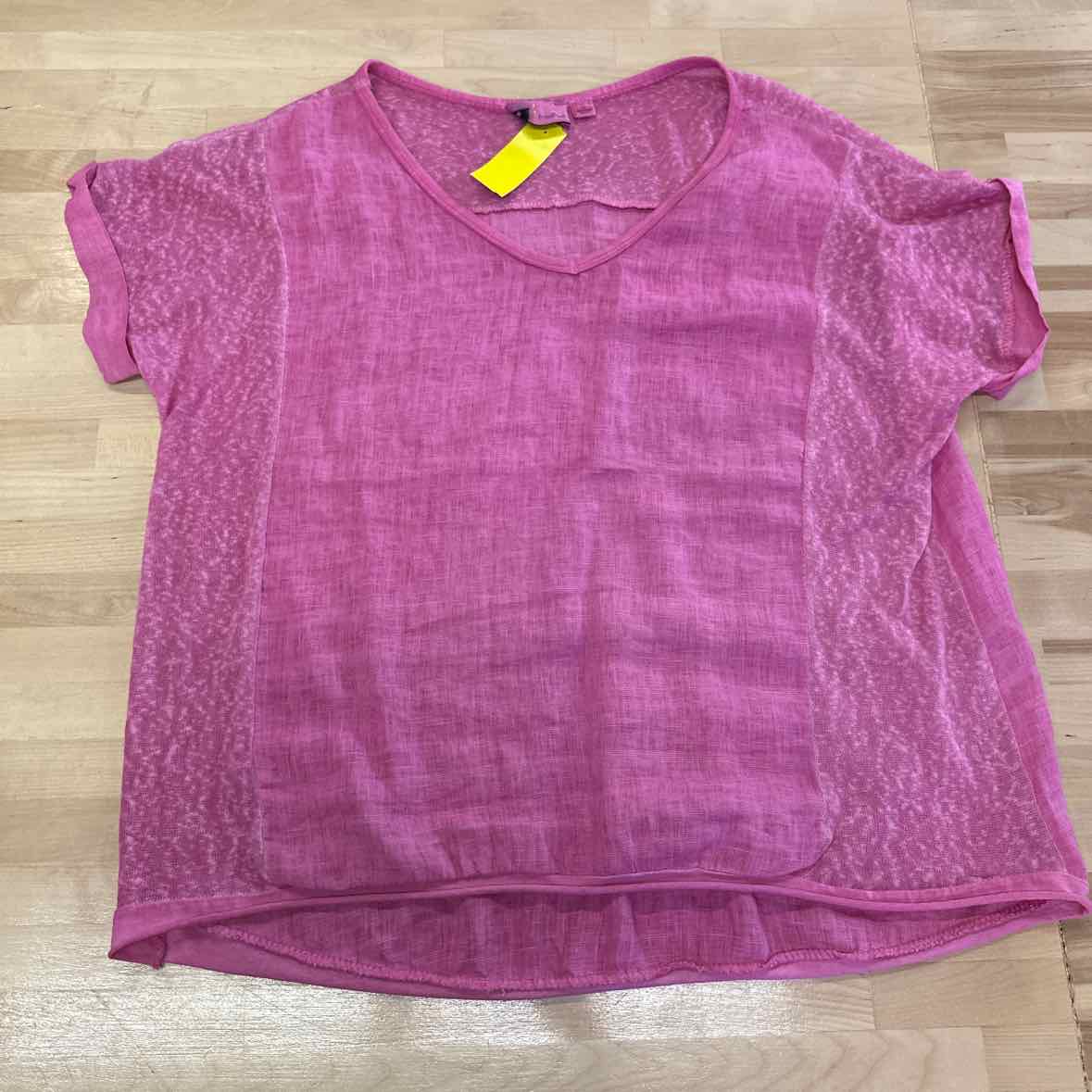 Belle France Size L Pink Blouse