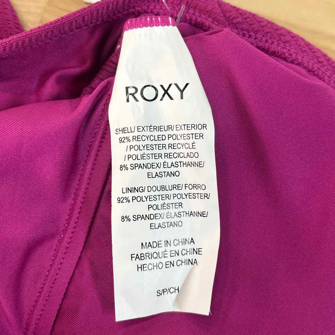 Roxy Juniors' Aruba Halter One-Piece Swimsuit - Wild Aster Pink