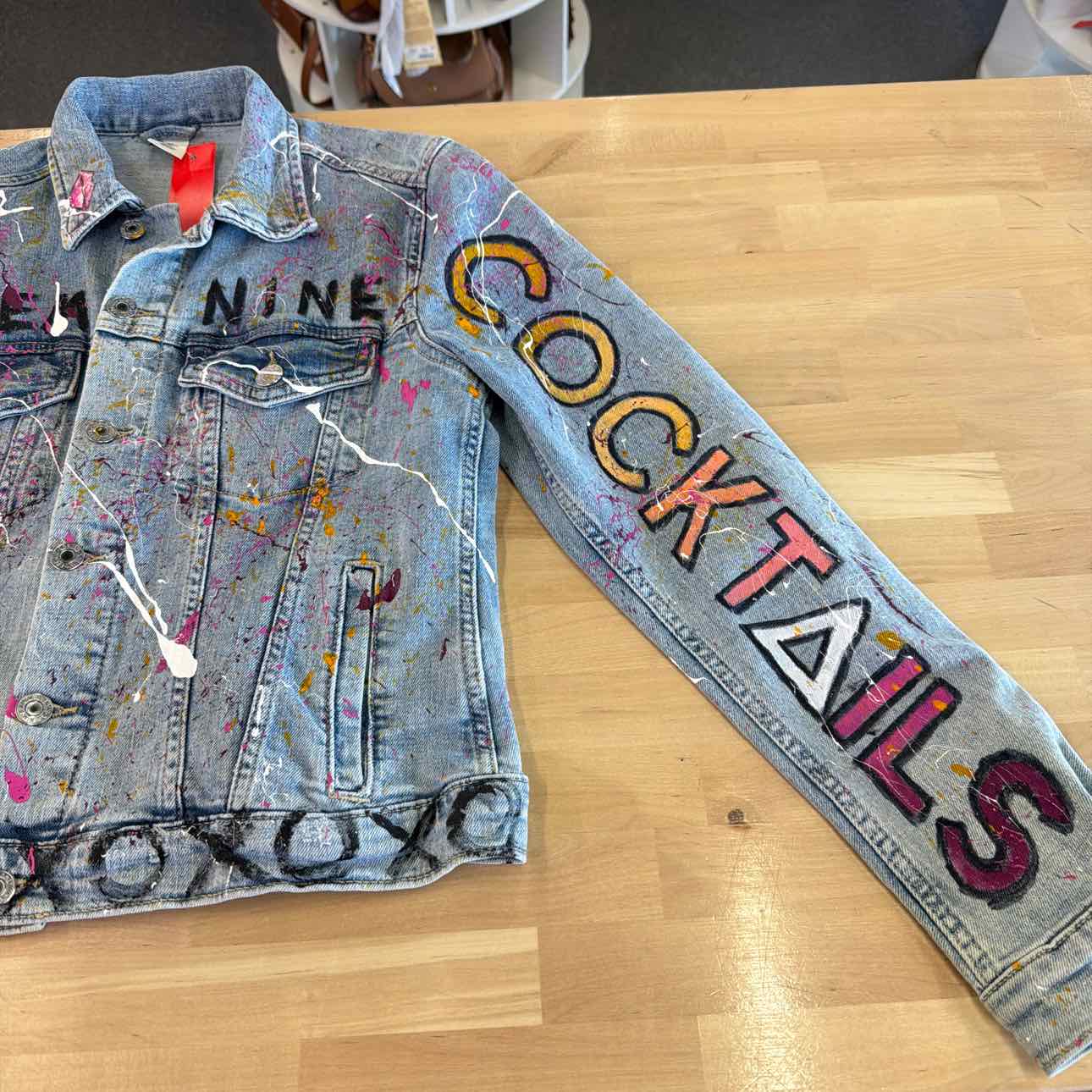 & Denim Size 6 Denim Preloved Jacket