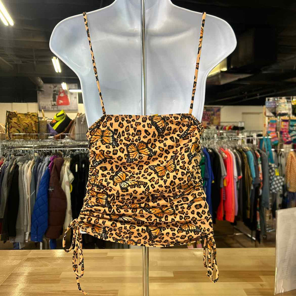 Popular 21 Size L brown orange Preloved Tank
