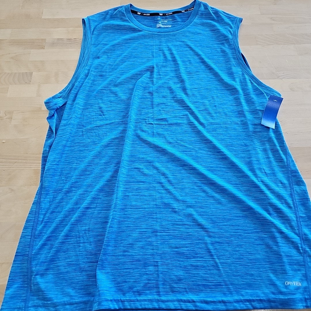 Tek gear Size XXL Blue MENS Athletic Tank