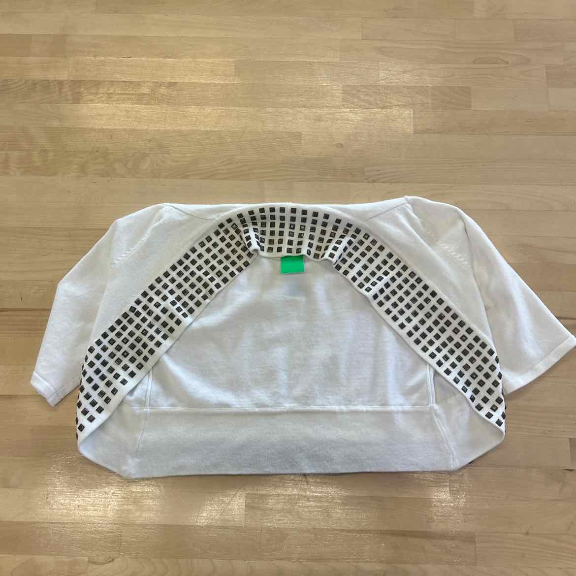 body central Size S White Preloved Cardigan