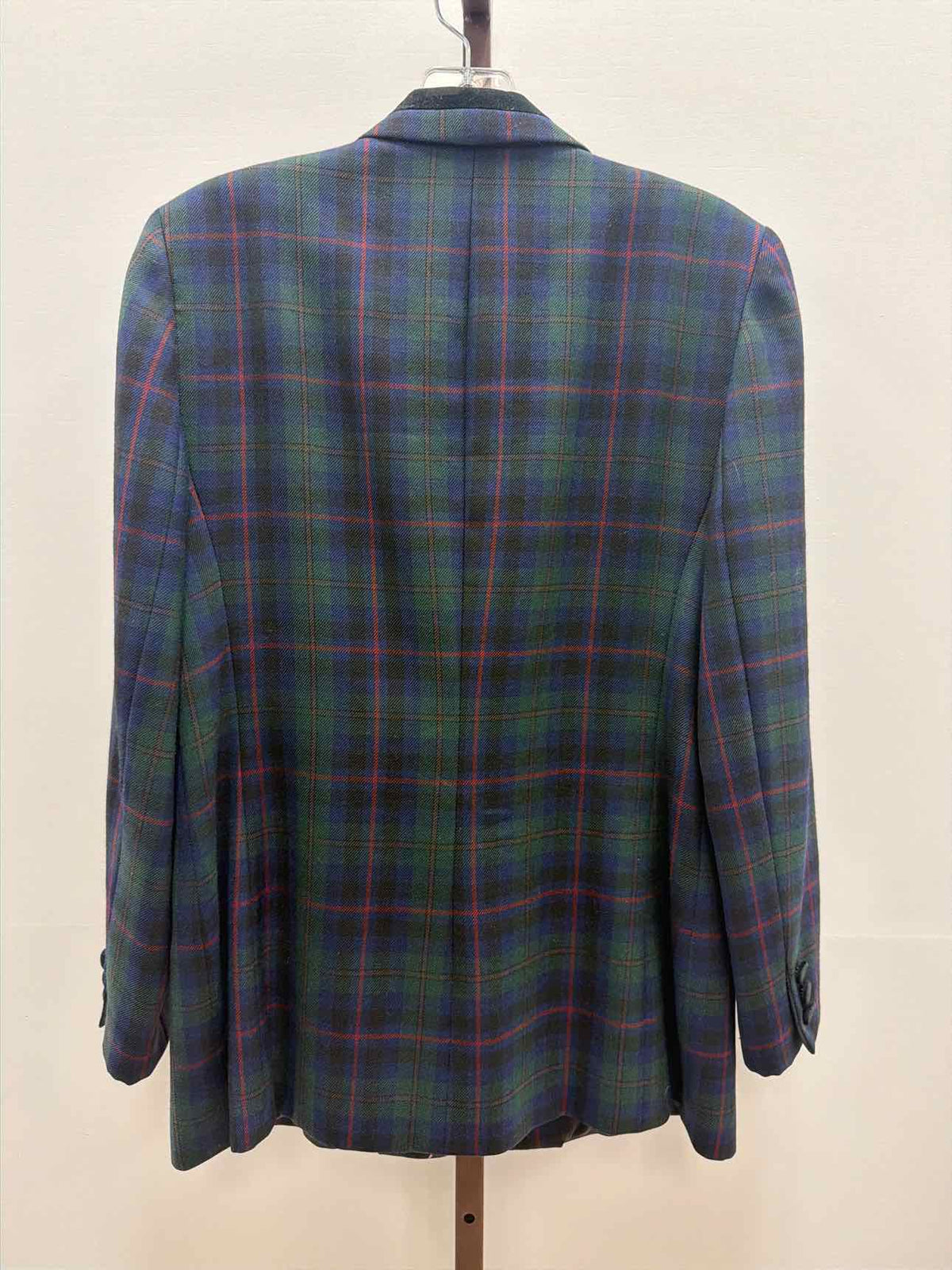 Talbots Size 10 Green/Blue Preloved Blazer