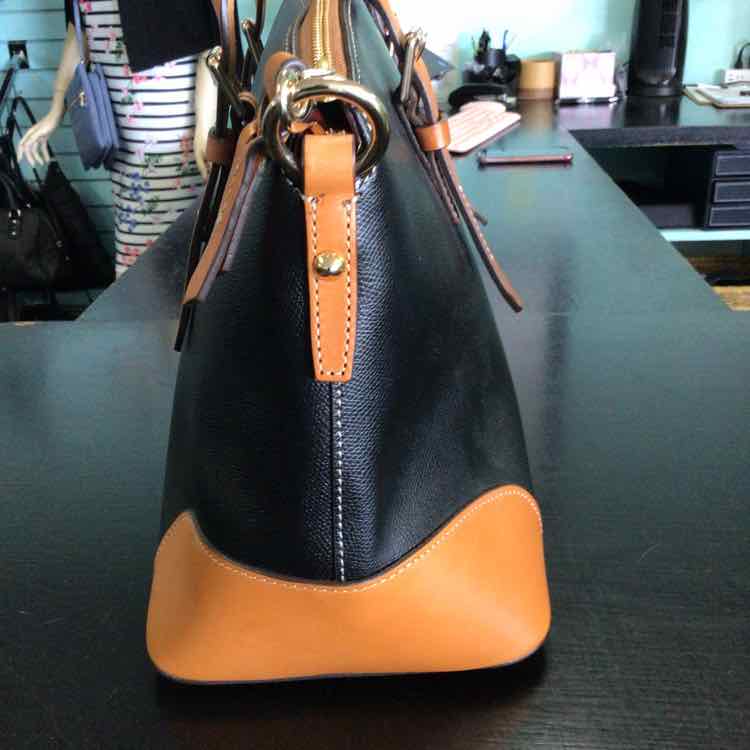 Dooney & Bourke Black & Brown Handbag