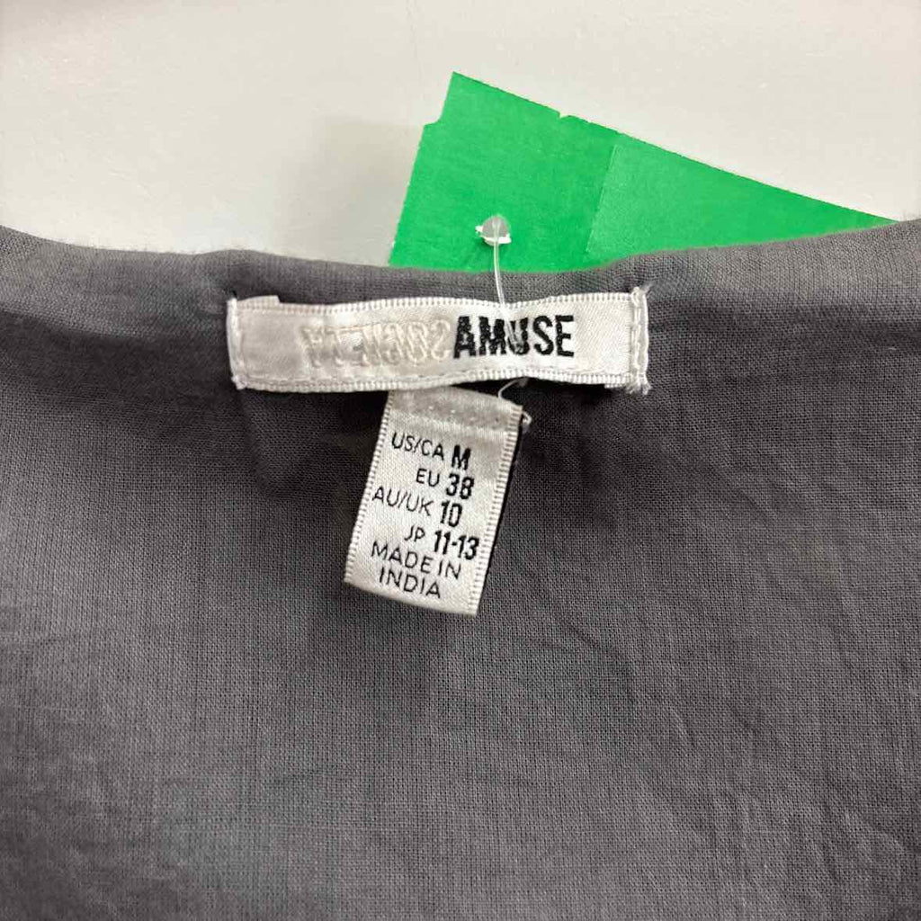 Amuse Society Size M Gray Preloved Dress