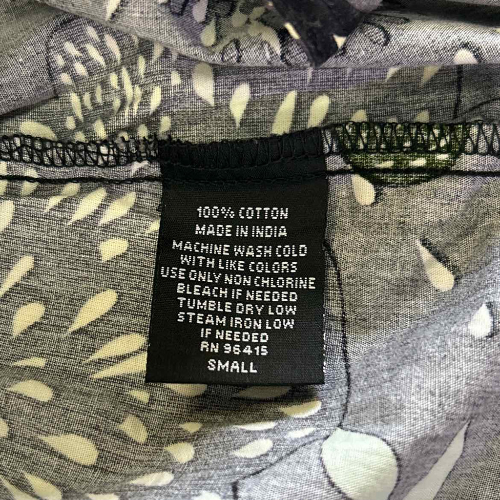 Massive Size S Black Preloved MENS Button Down Shirt