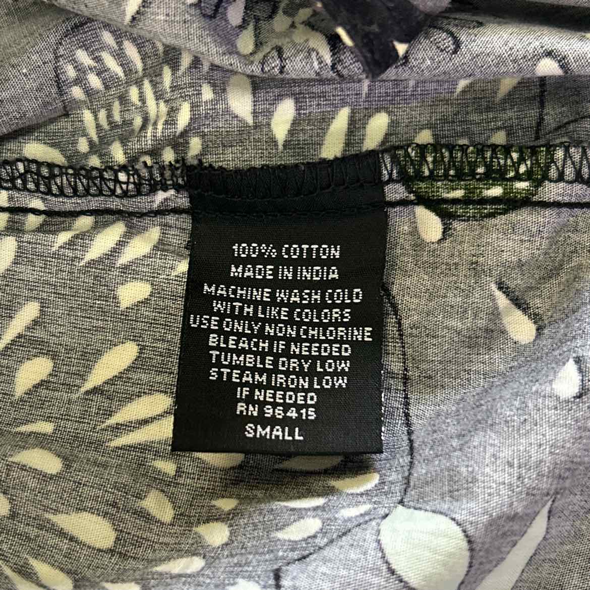 Massive Size S Black Preloved MENS Button Down Shirt
