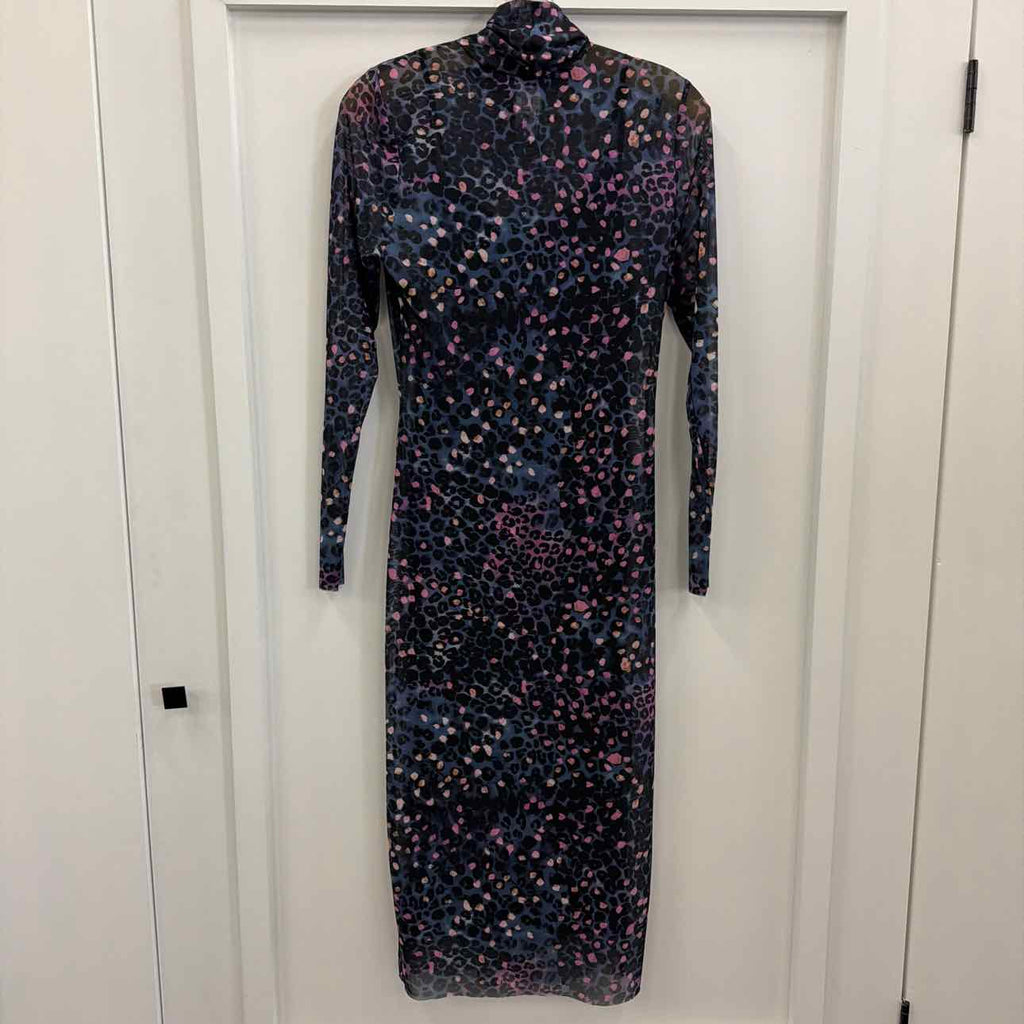 Steve Madden Women's Vivienne Animal Print Mesh Dress - Multi