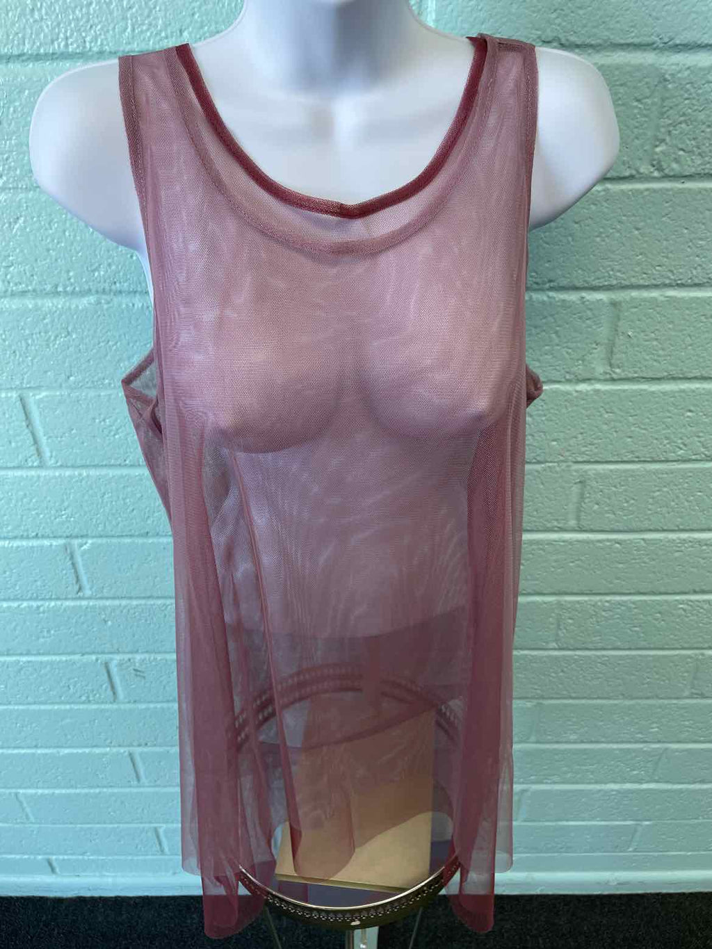 LOGO Size M Purple Blouse