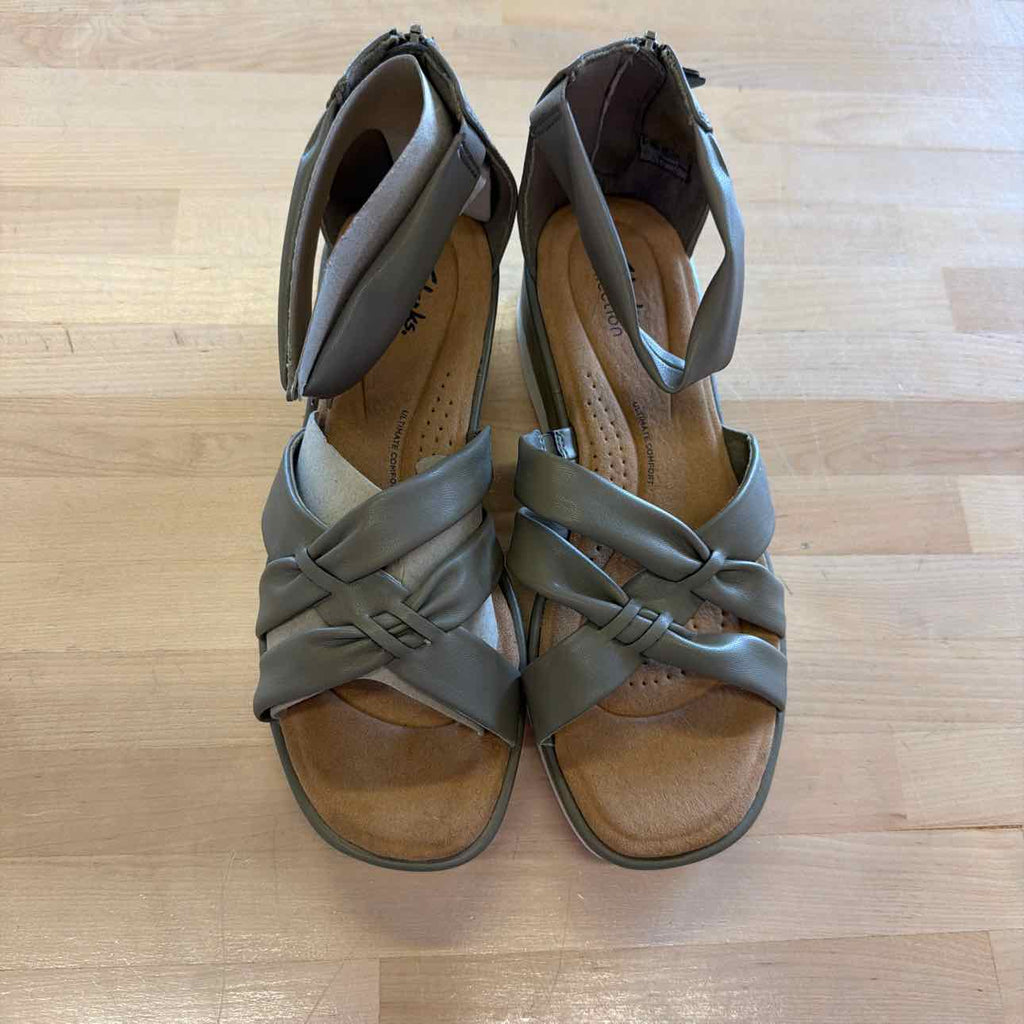 Clarks Women's Collection Clara Rae Wedge Sandals