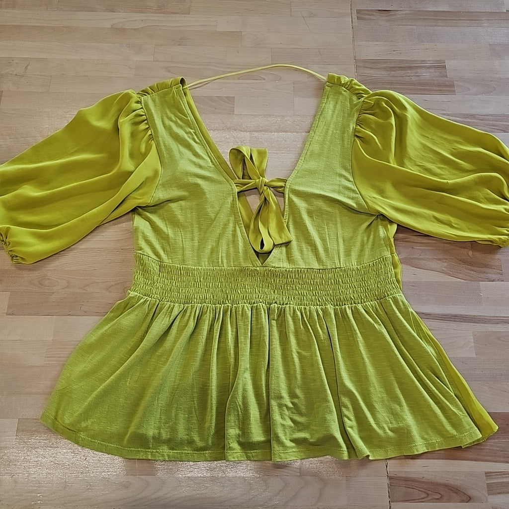 Dolan Size XL Green Blouse