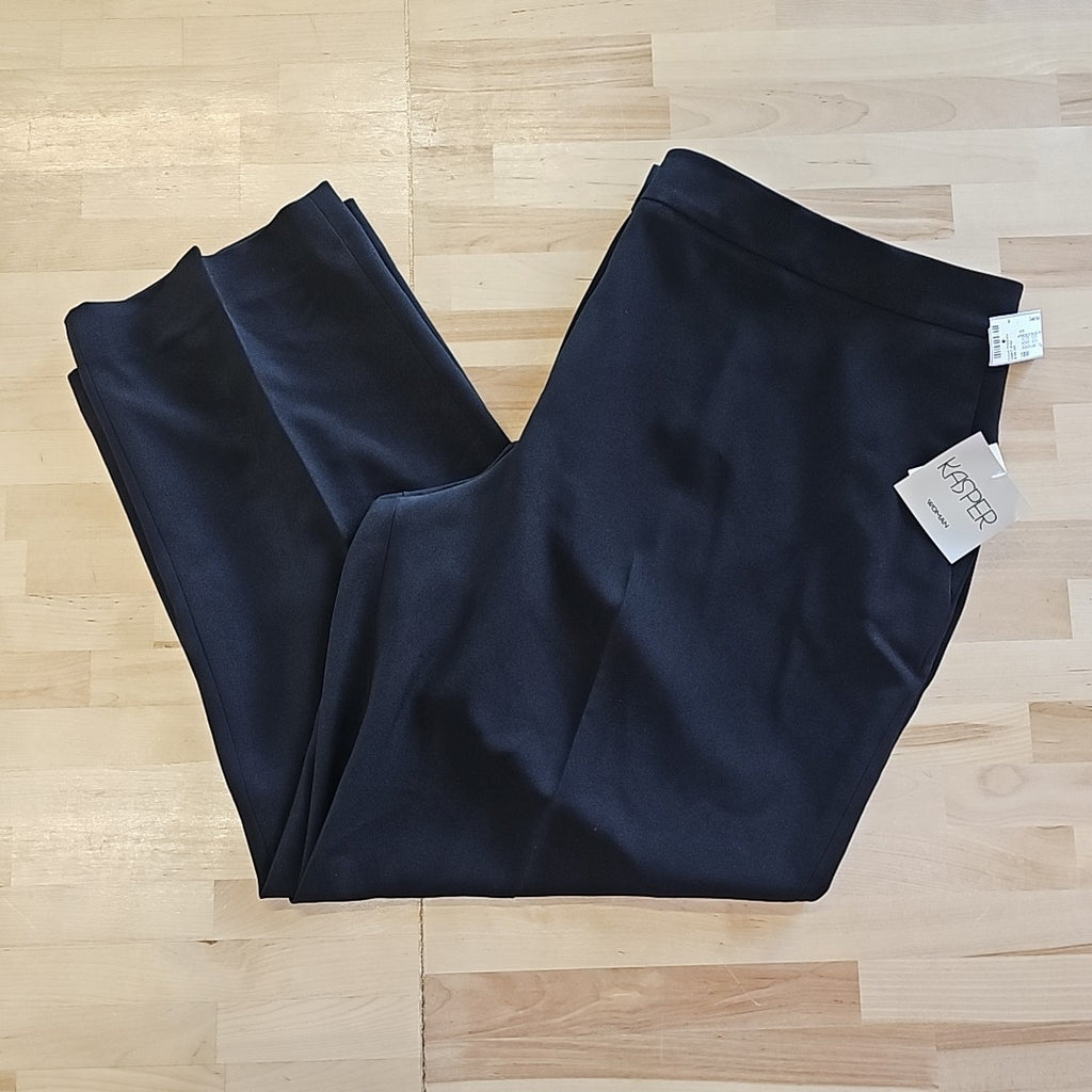Kasper Size 18W Black New Pants