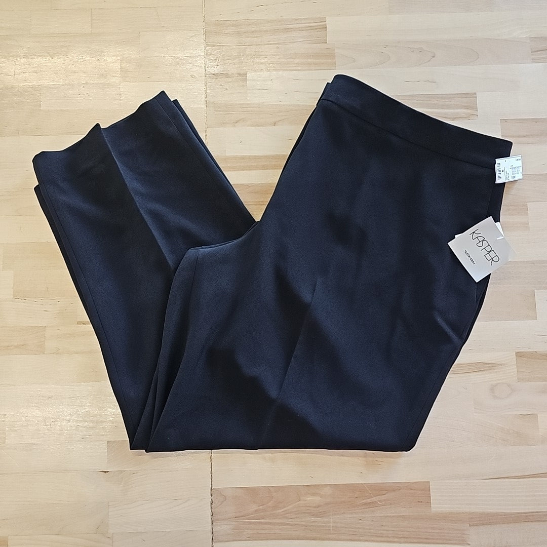 Kasper Size 18W Black New Pants