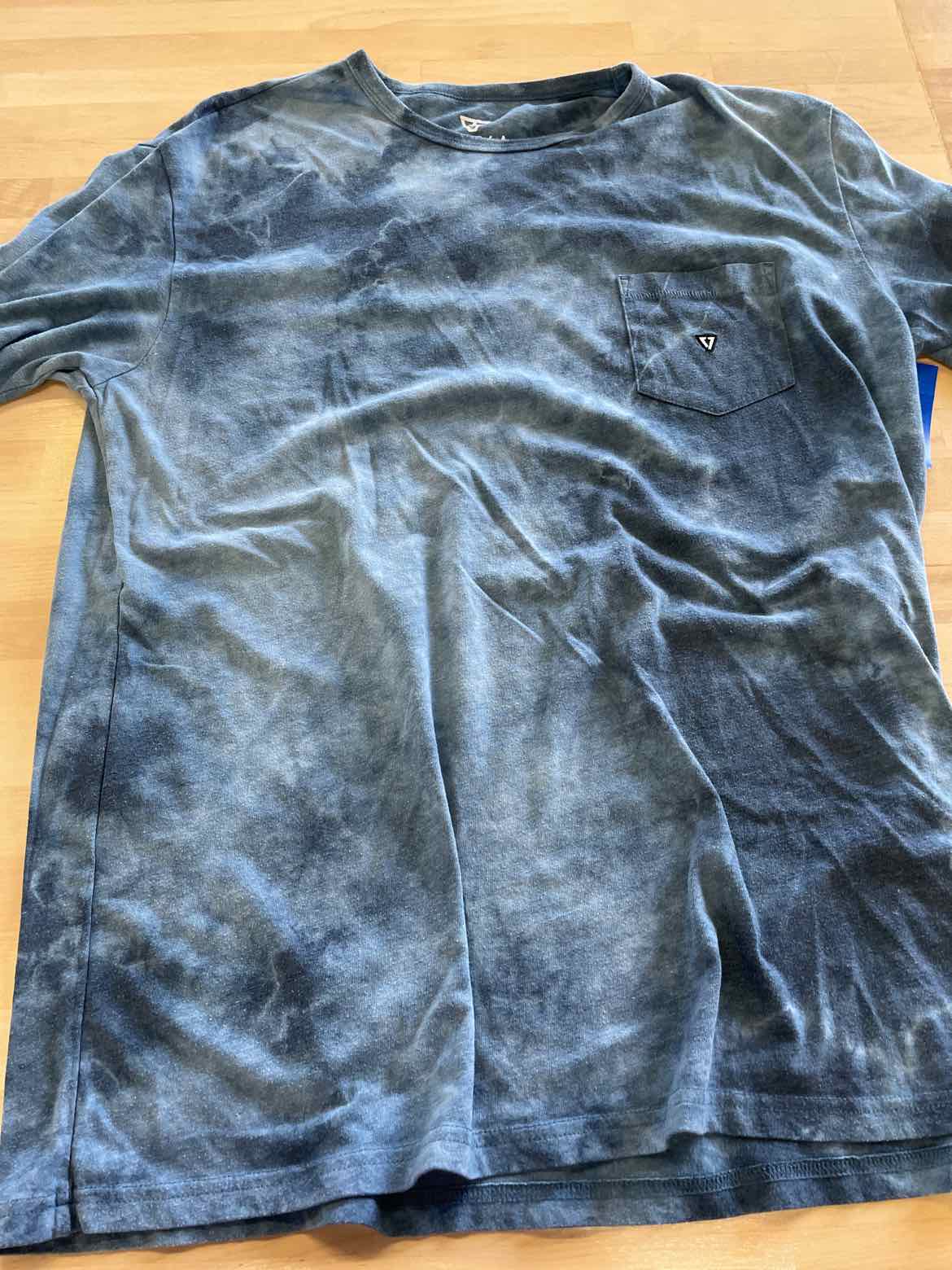 Lucky Size XL Blue MENS Short Sleeve Shirt
