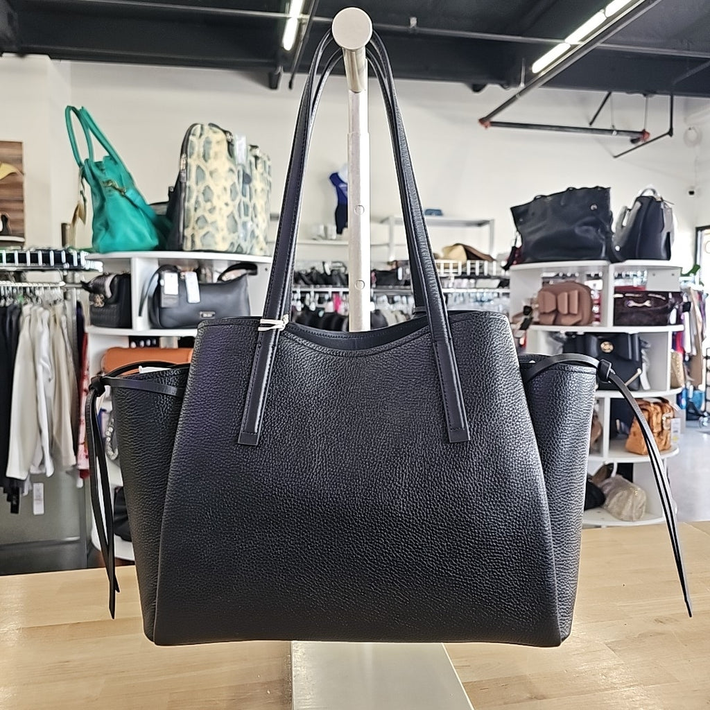 Radley London Blake Gardens Large Leather Ziptop Tote Bag - Black