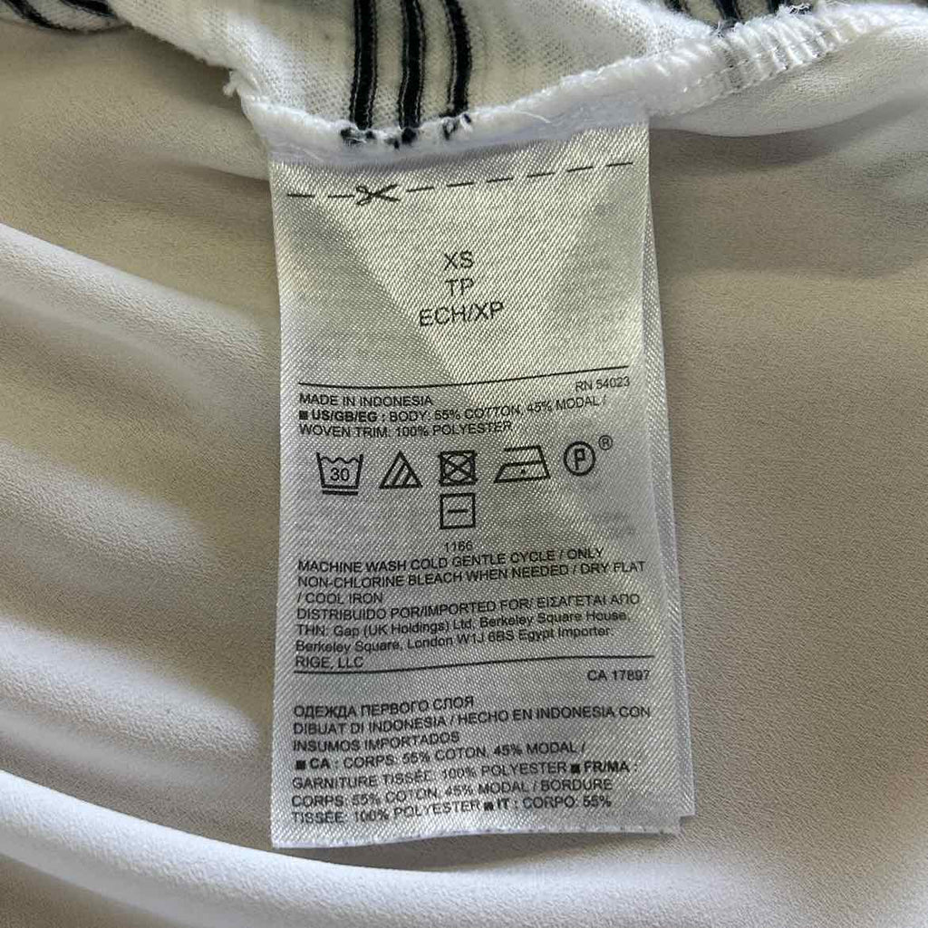 Banana Republic Size XS Black/White Preloved Longsleeve