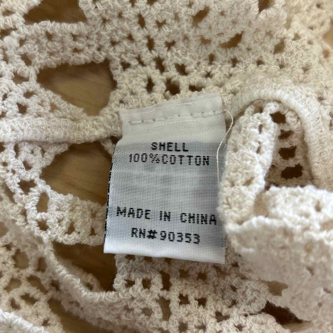 Rebellion Size XL Tan Knit Preloved Coverup