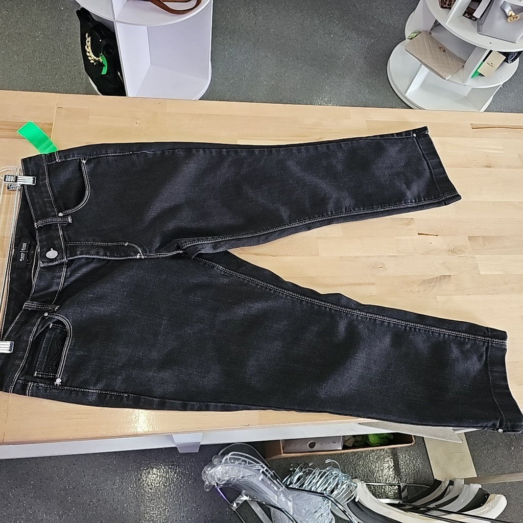 White House Black Market Size 8 Black Denim Pants
