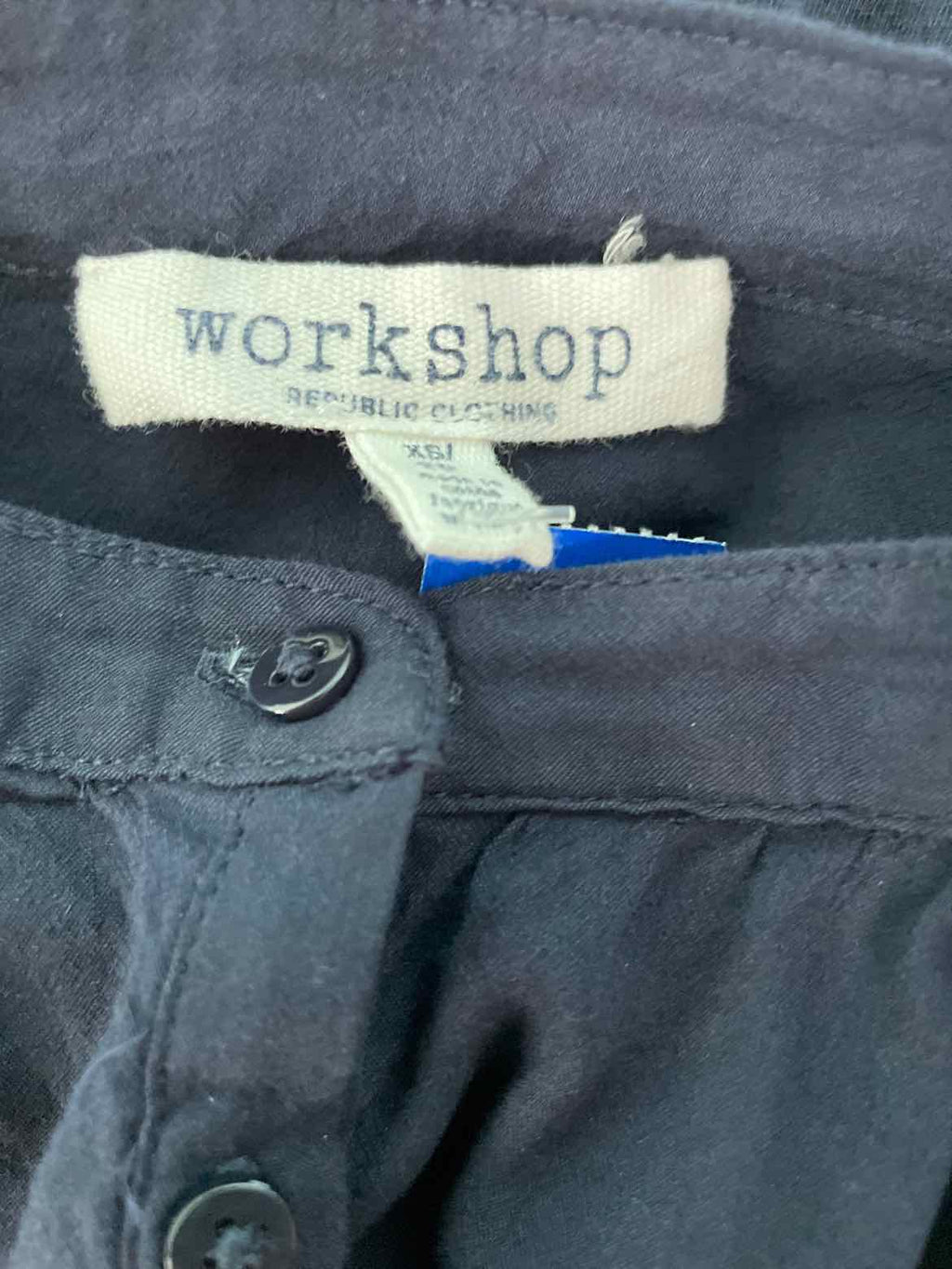 Workshop Size XS Black Blouse