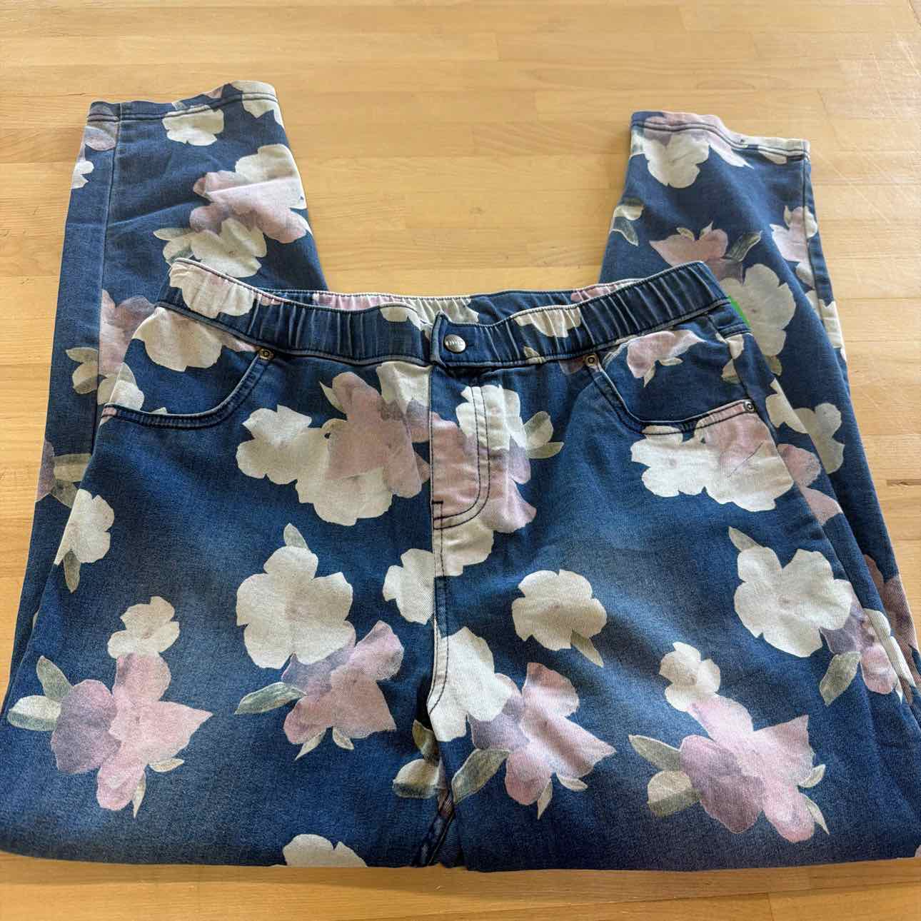 Hue Size L Blue Preloved Pants